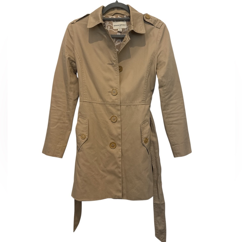 Banana Republic Classic Beige Trench Coat